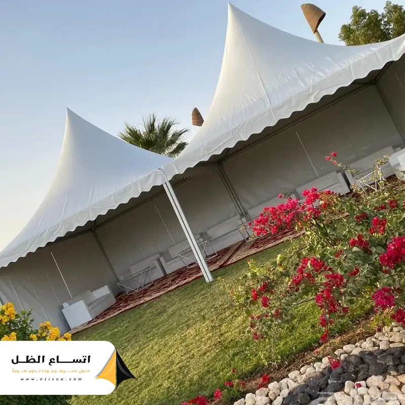 مظلات هرمية قماش الدمام