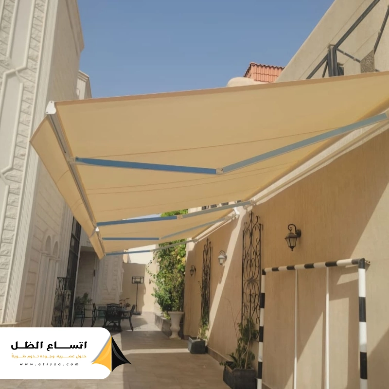 عمل مظلات قماش pvc للمداخل في الدمام